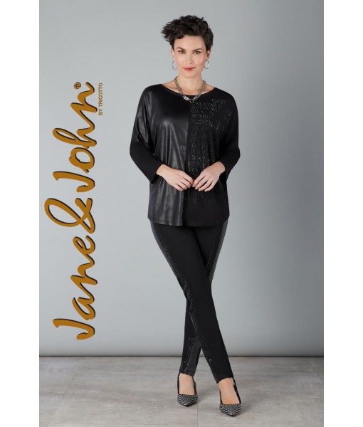 Black tunic with long sleeve